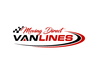 Moving Direct Van Lines logo design by wongndeso