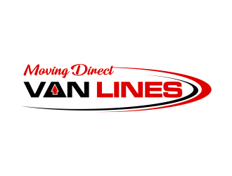 Moving Direct Van Lines logo design by Artigsma