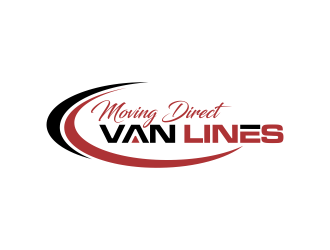Moving Direct Van Lines logo design by oke2angconcept