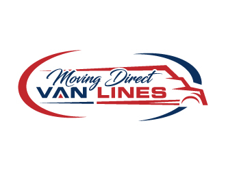 Moving Direct Van Lines logo design by akilis13