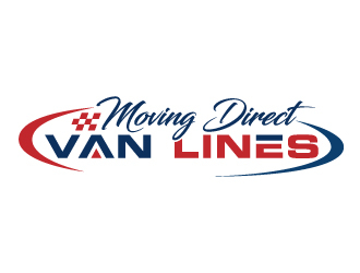 Moving Direct Van Lines logo design by akilis13