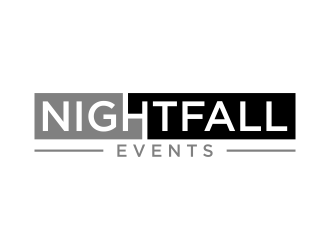 Nightfall Events  logo design by p0peye