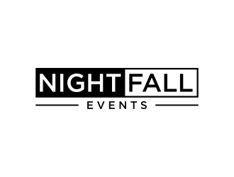 Nightfall Events  logo design by p0peye