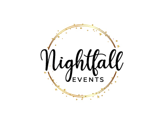 Nightfall Events  logo design by yondi