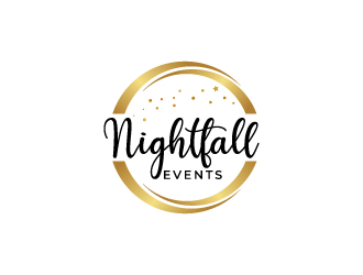Nightfall Events  logo design by yondi