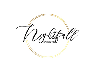 Nightfall Events  logo design by yondi