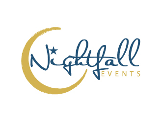 Nightfall Events  logo design by webmall