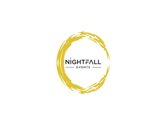 Nightfall Events  logo design by cintya