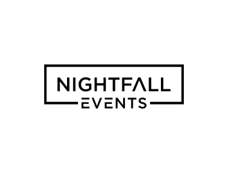 Nightfall Events  logo design by valace