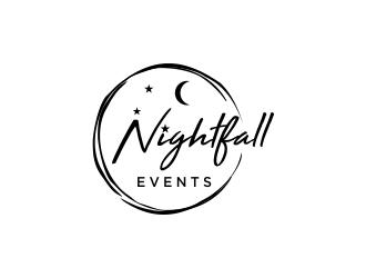 Nightfall Events  logo design by oke2angconcept