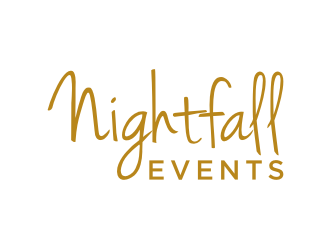 Nightfall Events  logo design by rief