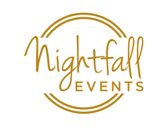 Nightfall Events  logo design by rief