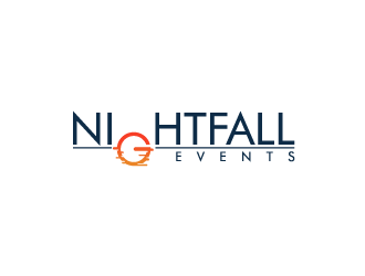 Nightfall Events  logo design by betapramudya