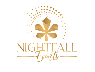 Nightfall Events  logo design by serprimero
