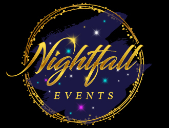 Nightfall Events  logo design by giggi