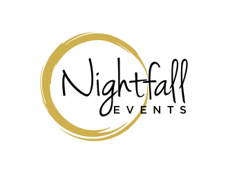 Nightfall Events  logo design by Barkah