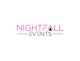Nightfall Events  logo design by Diancox