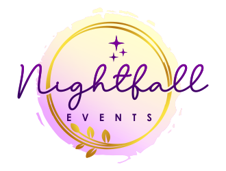 Nightfall Events  logo design by M J