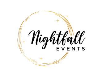 Nightfall Events  logo design by funsdesigns