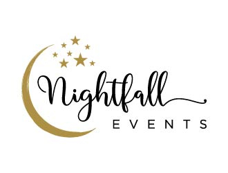 Nightfall Events  logo design by maserik