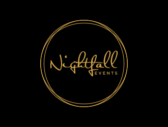 Nightfall Events  logo design by mukleyRx