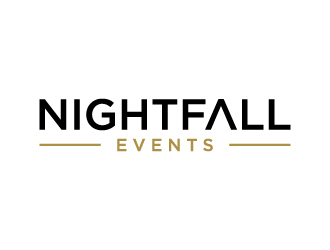 Nightfall Events  logo design by cybil