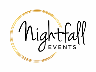 Nightfall Events  logo design by Franky.