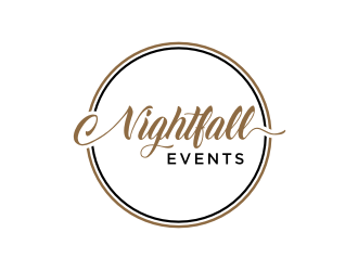 Nightfall Events  logo design by Zhafir