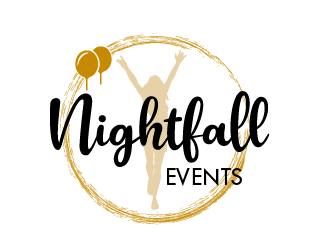 Nightfall Events  logo design by pollo