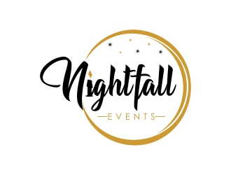 Nightfall Events  logo design by Msinur
