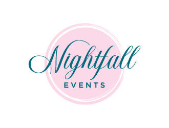Nightfall Events  logo design by NadeIlakes