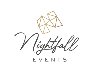 Nightfall Events  logo design by diqly