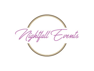 Nightfall Events  logo design by Saraswati
