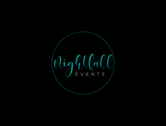 Nightfall Events  logo design by Msinur