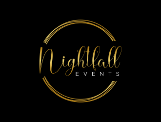Nightfall Events  logo design by GassPoll