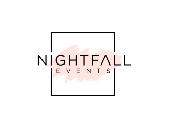 Nightfall Events  logo design by GassPoll