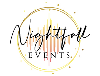 Nightfall Events  logo design by MonkDesign