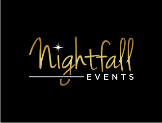 Nightfall Events  logo design by puthreeone