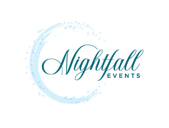 Nightfall Events  logo design by NadeIlakes
