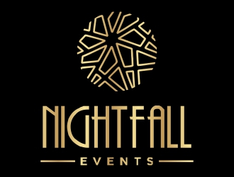Nightfall Events  logo design by cikiyunn