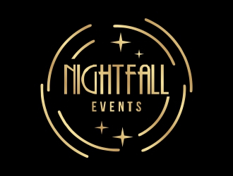 Nightfall Events  logo design by cikiyunn
