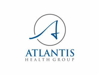 Atlantis Health Group logo design by GassPoll