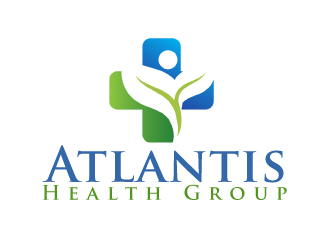 Atlantis Health Group logo design by ElonStark
