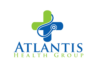 Atlantis Health Group logo design by ElonStark