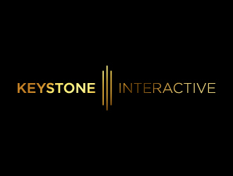 Keystone Interactive  logo design by gateout