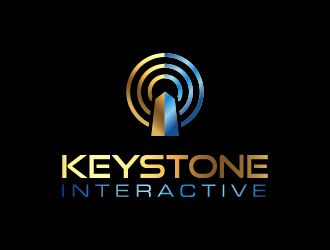 Keystone Interactive  logo design by gateout