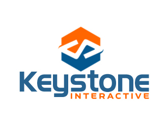 Keystone Interactive  logo design by ElonStark