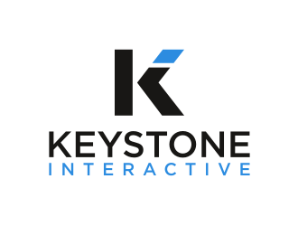 Keystone Interactive  logo design by puthreeone