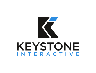 Keystone Interactive  logo design by puthreeone