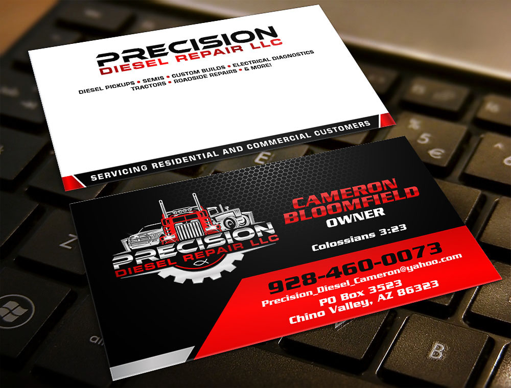 Precision Diesel Repair, LLC logo design by scriotx
